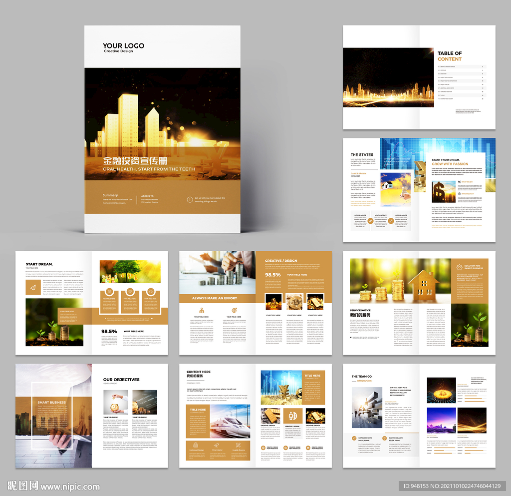 金融画册 投资宣传册