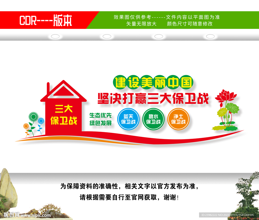 三大保卫战文化墙