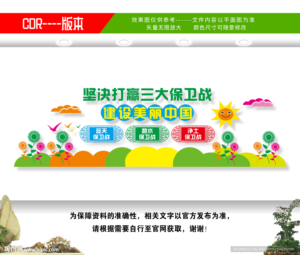 三大保卫战文化墙