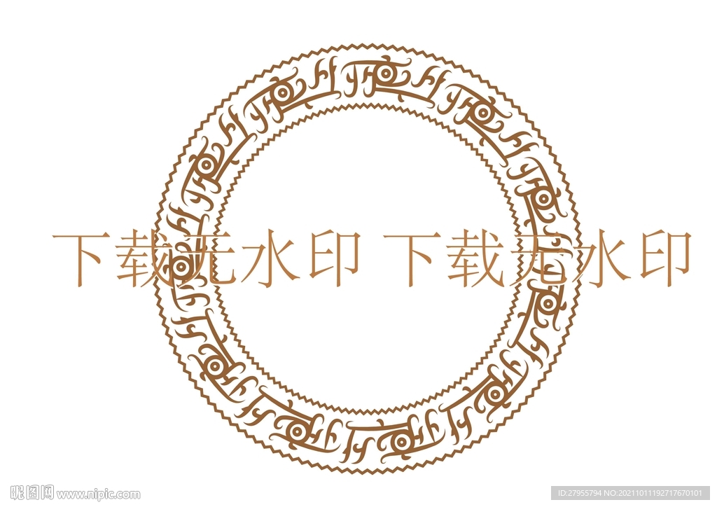 龙矢量花纹