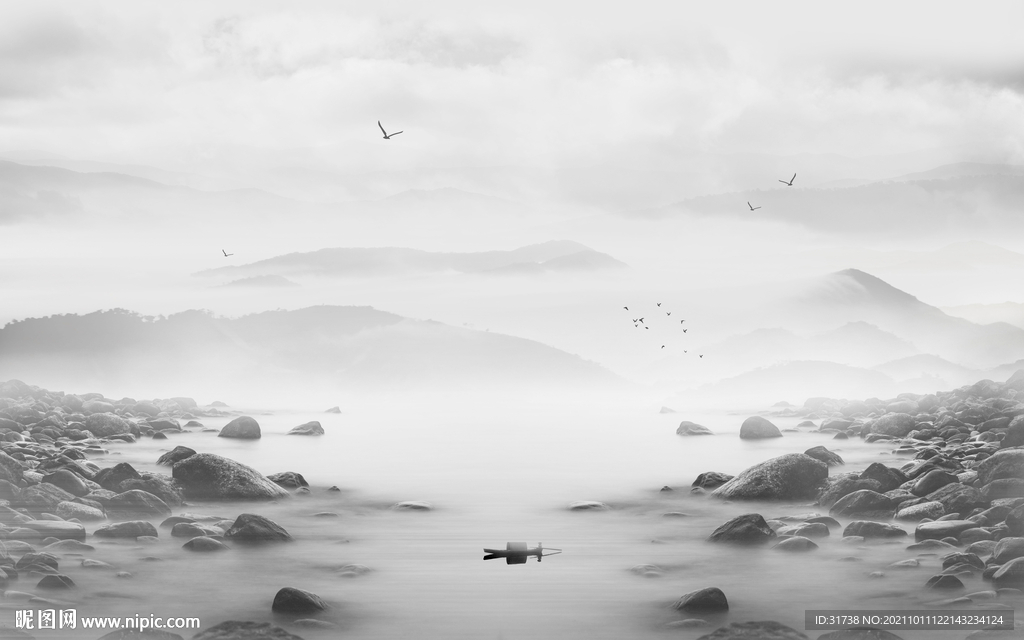 新中式山水