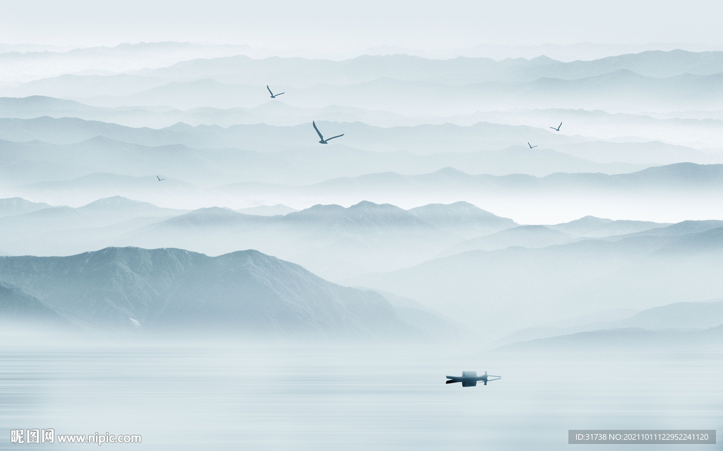 客厅山水画