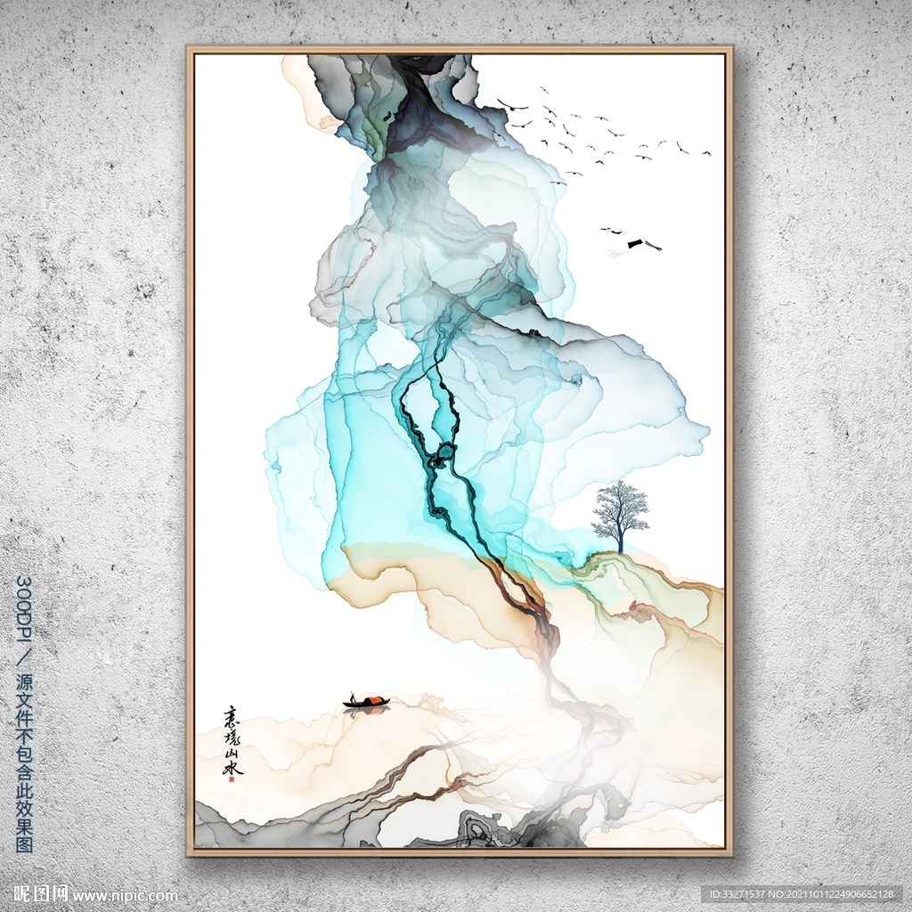 抽象油画