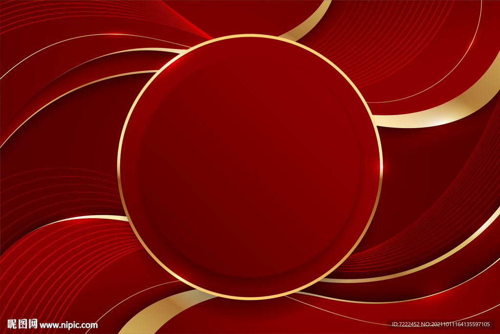 抽象圆形喜庆背景