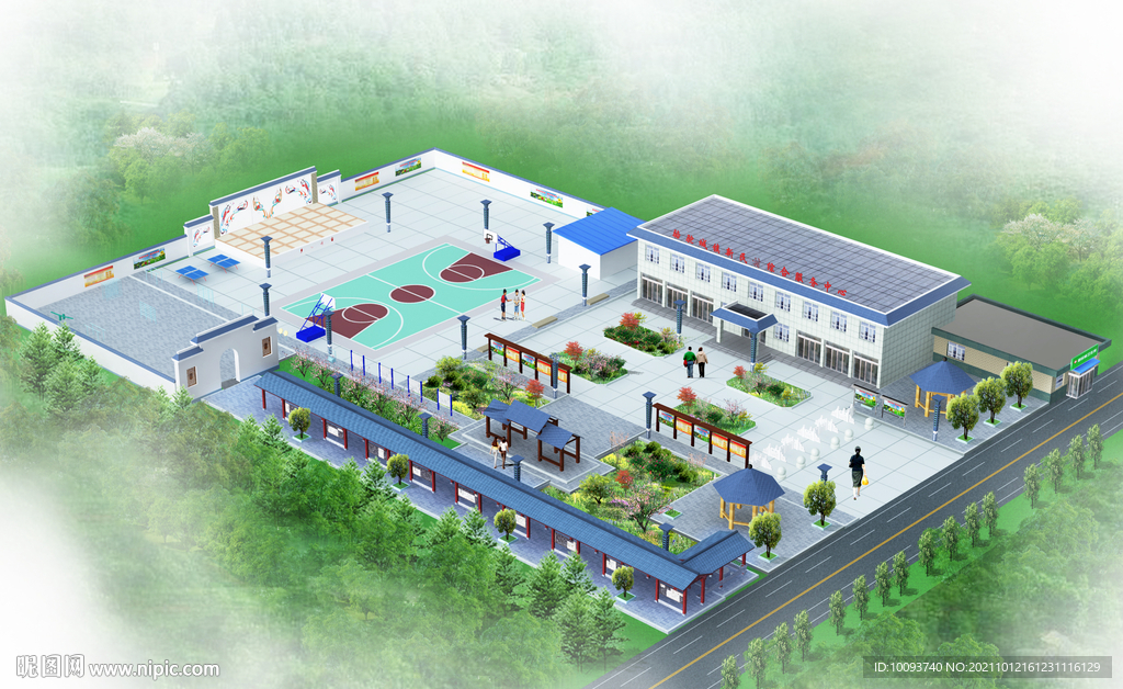 村委会改建效果图