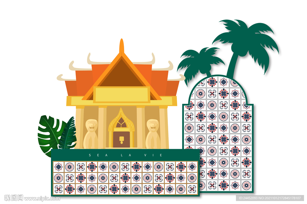 波西米亚风造景