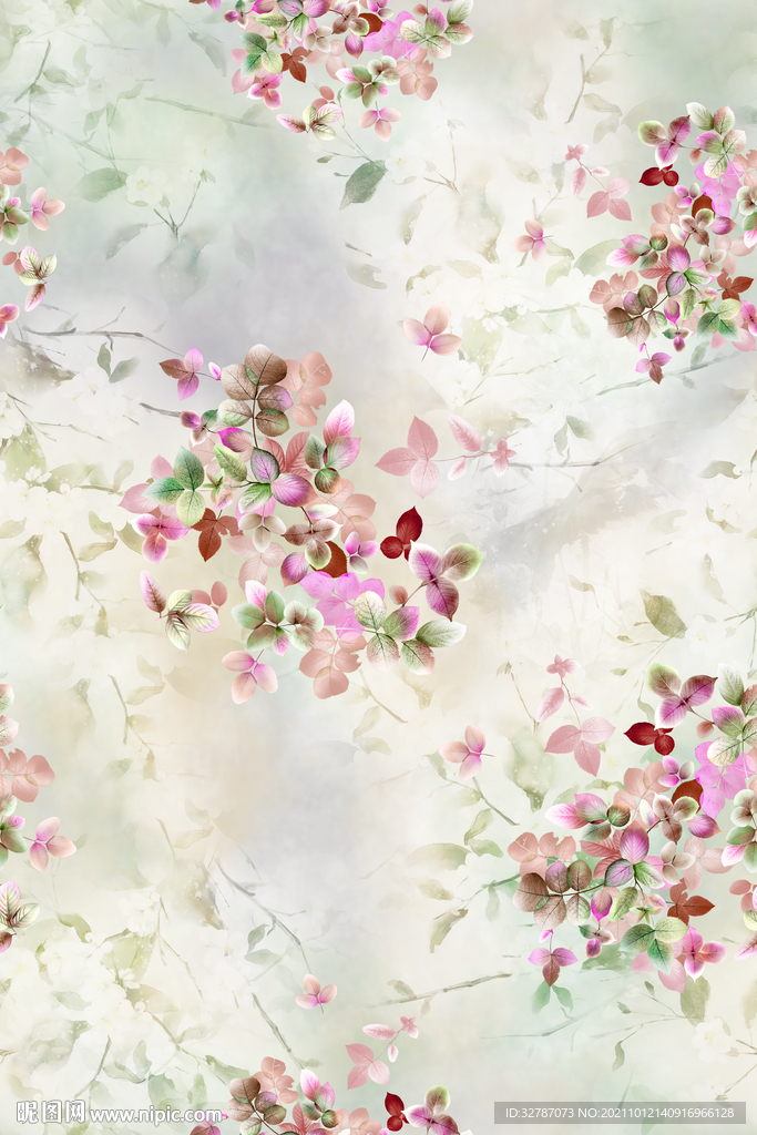 手绘花