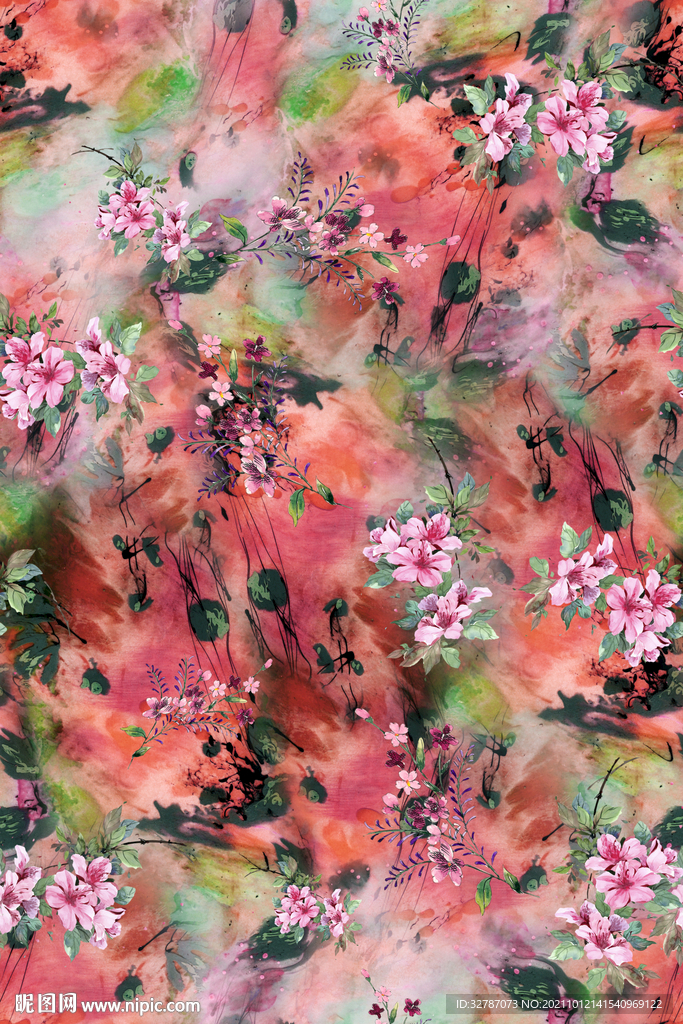 手绘花