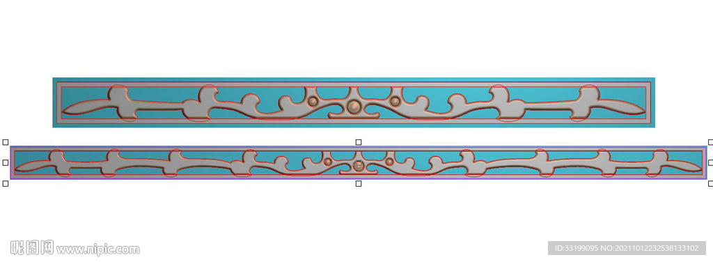 镂空长牙板围板挡板裙板精雕浮雕