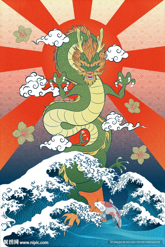 中国龙 中国风装饰画