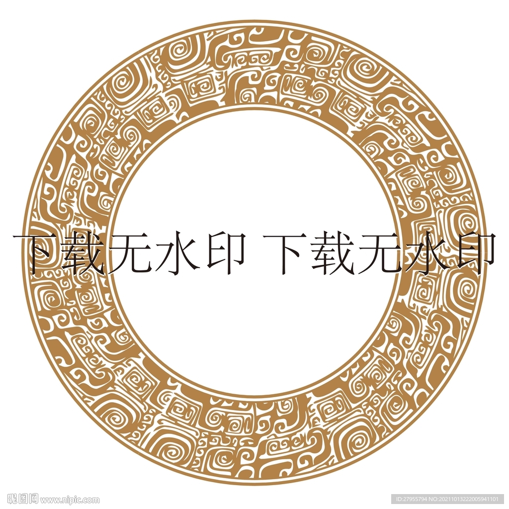 青铜边框