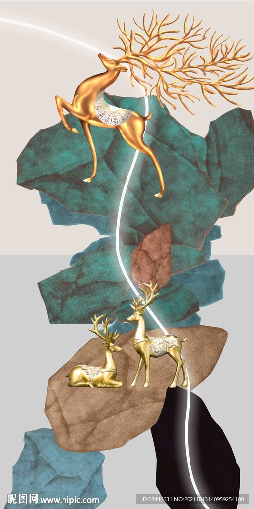 玄关装饰画背景墙