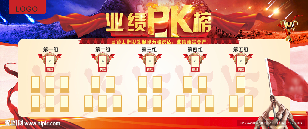 文化长廊业绩PK榜