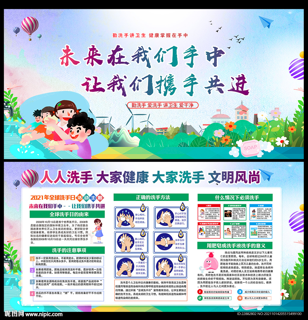 洗手知识宣传栏