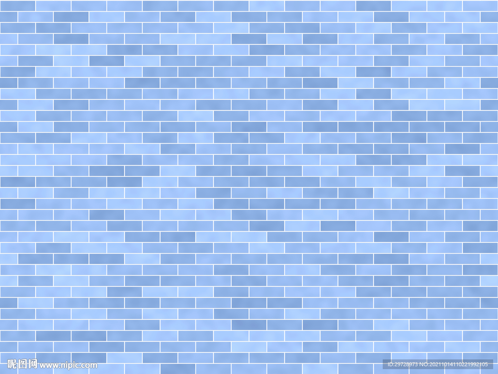 浅蓝色砖墙