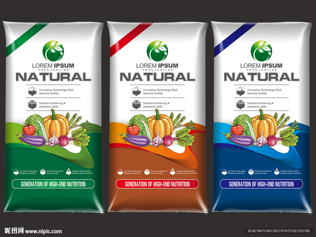 肥料包装 平面图