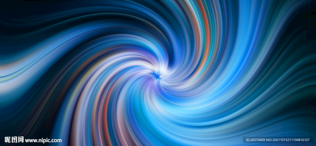 蓝色旋涡背景