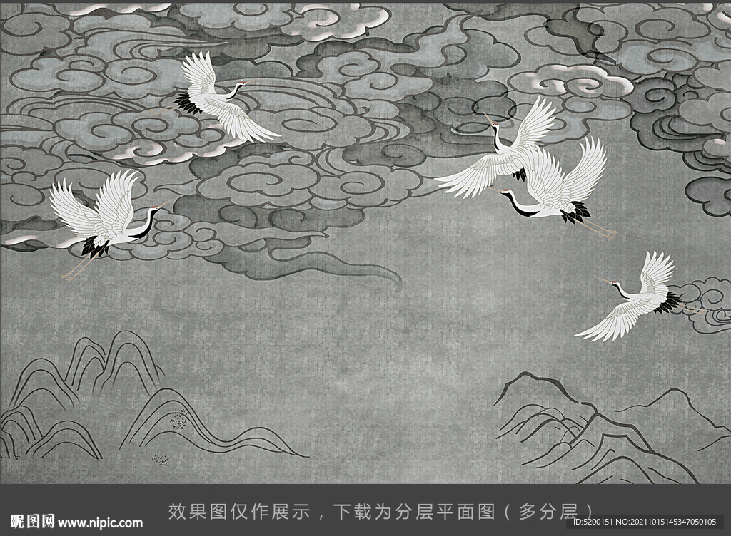  传统云纹背景