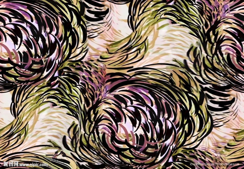 抽象花