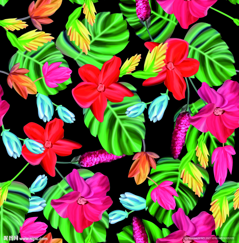 手绘花