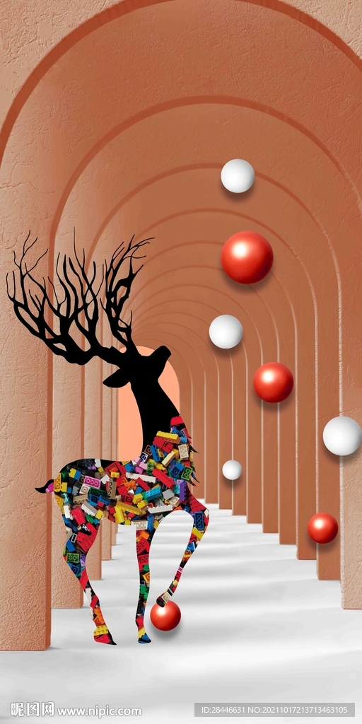 玄关装饰画背景墙