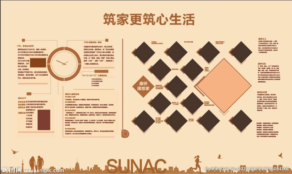 高端物业生活服务管理展板海报