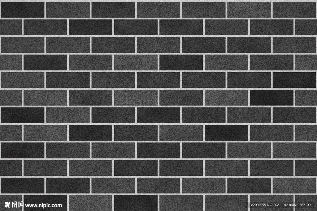 黑灰装饰砖墙