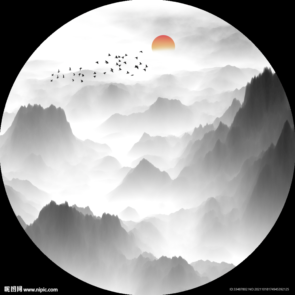 意境山水画