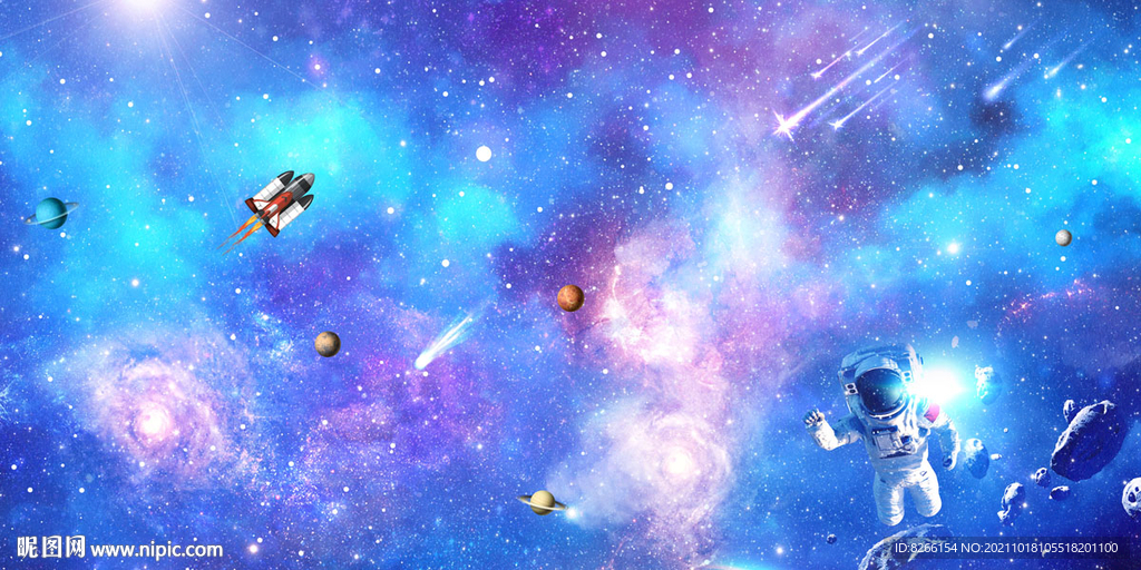 梦幻宇宙kv唯美银河系背景