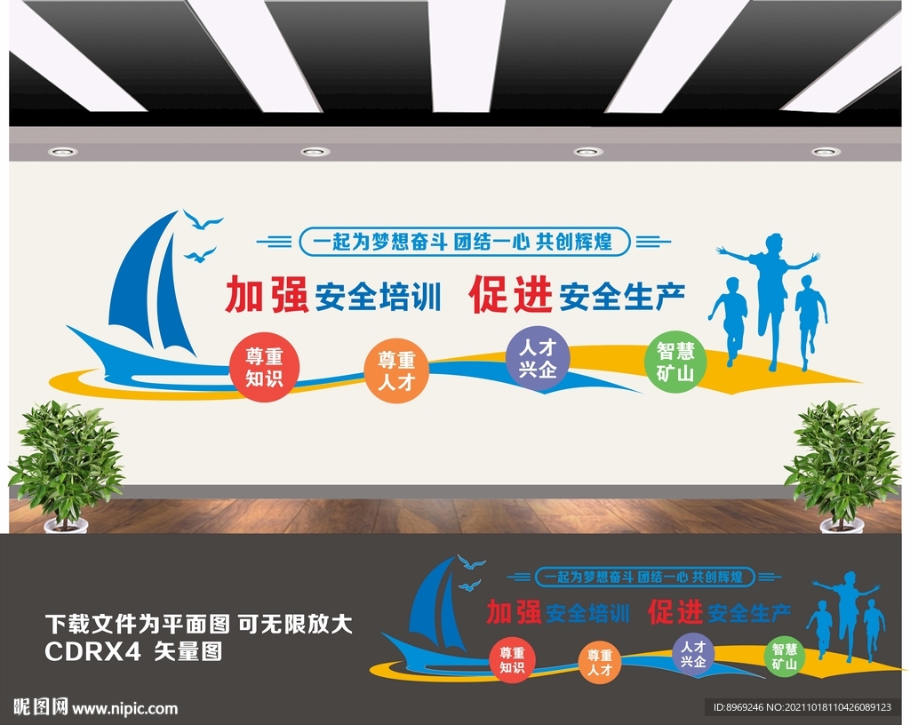 培训室文化墙