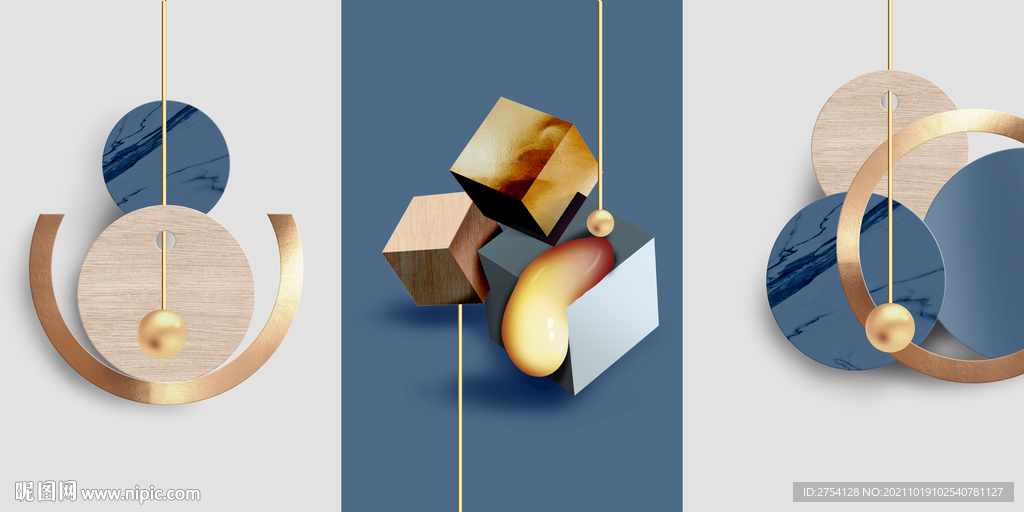 装饰画 晶瓷画 圆形 方形