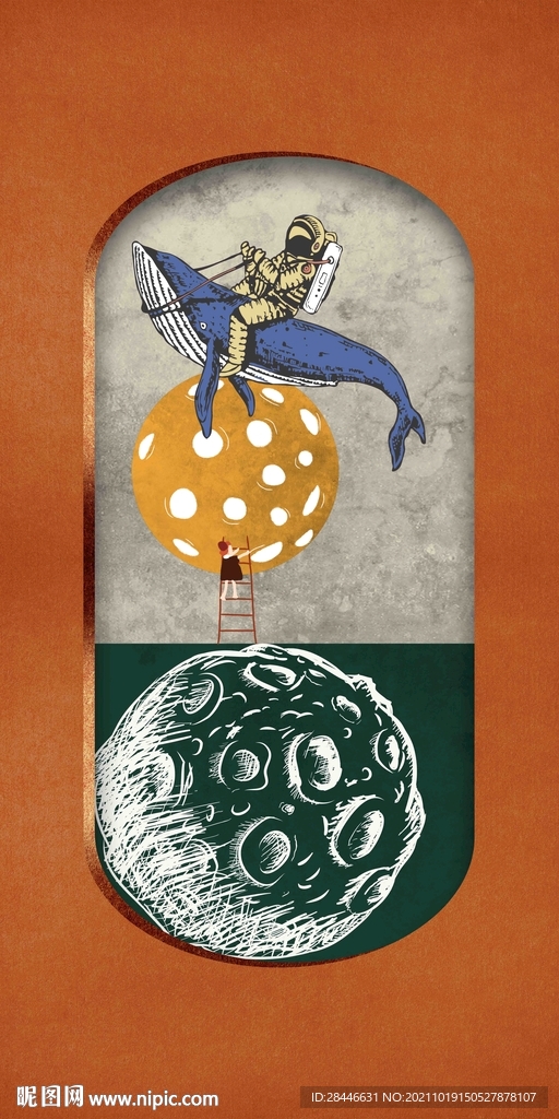 玄关装饰画背景墙