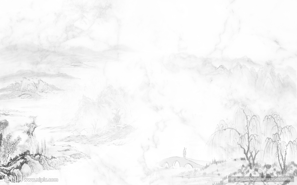 水墨画