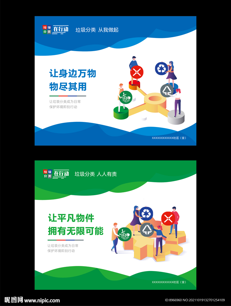 社区垃圾分类海报