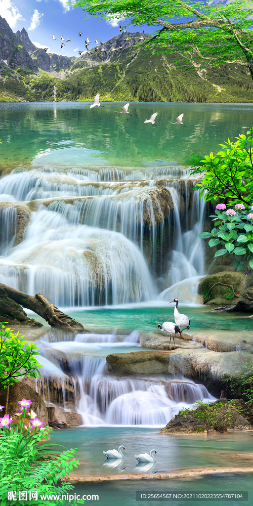 山水风景玄关