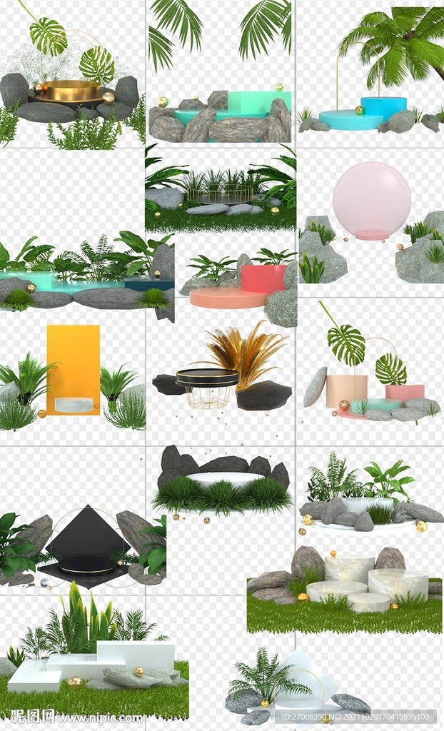 园林小景绿化