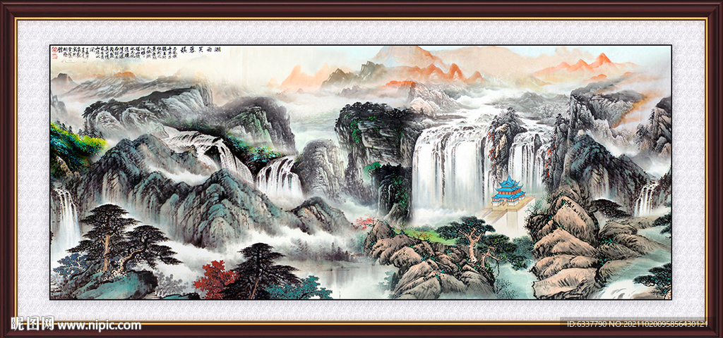 山水风景画 
