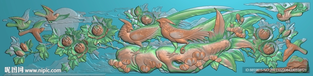 灰度花鸟锦上添花