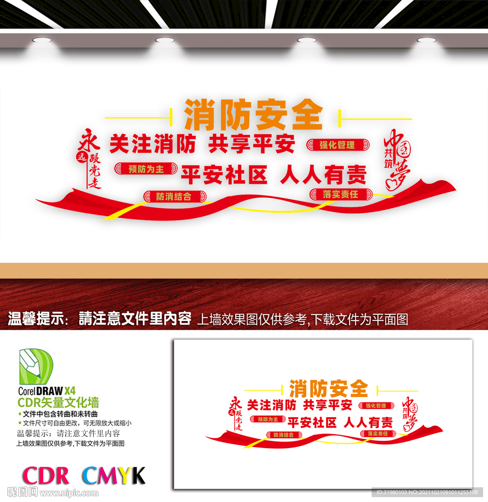  消防安全展板 