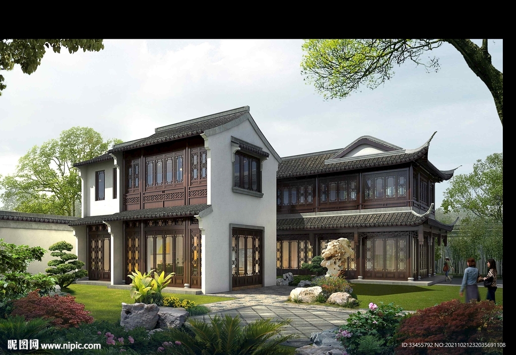 中式园林古建筑