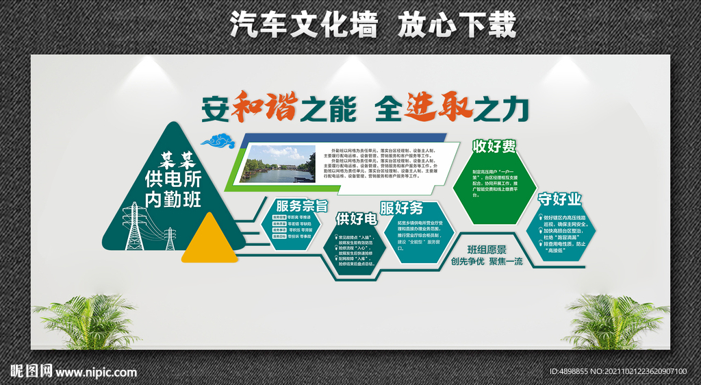 国网文化墙 班组文化