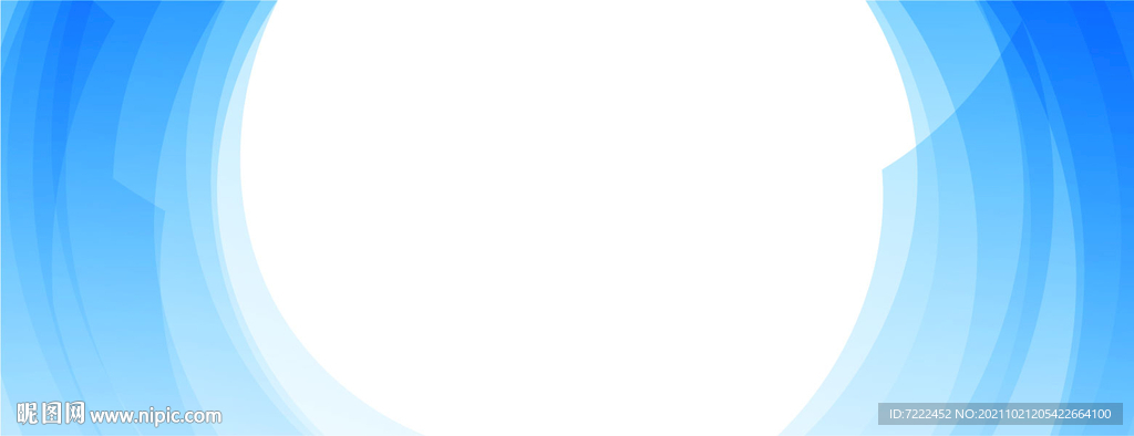 圆形蓝色抽象波浪