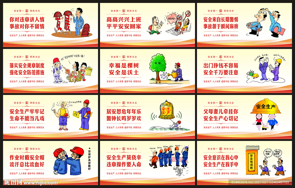 安全生产展板
