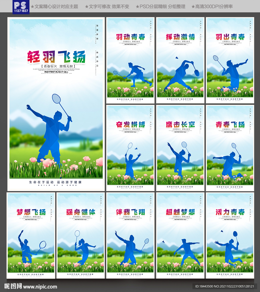 羽毛球海报