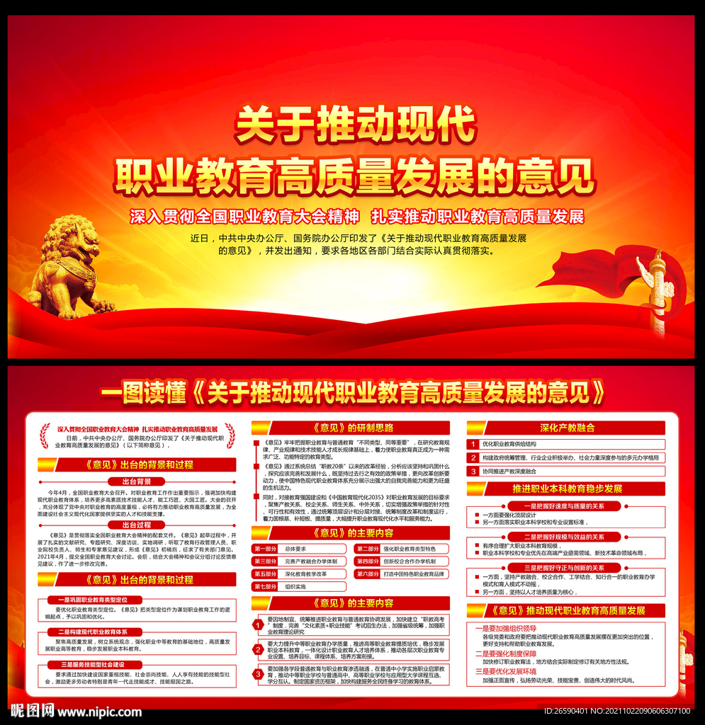 现代职业教育高质量发展的意见