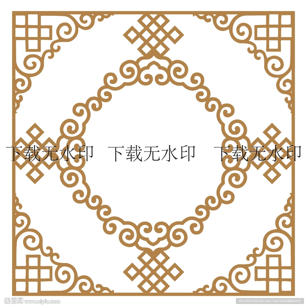统边框图案