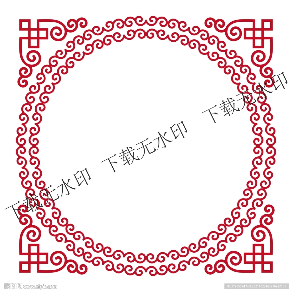 传统矢量圆背景