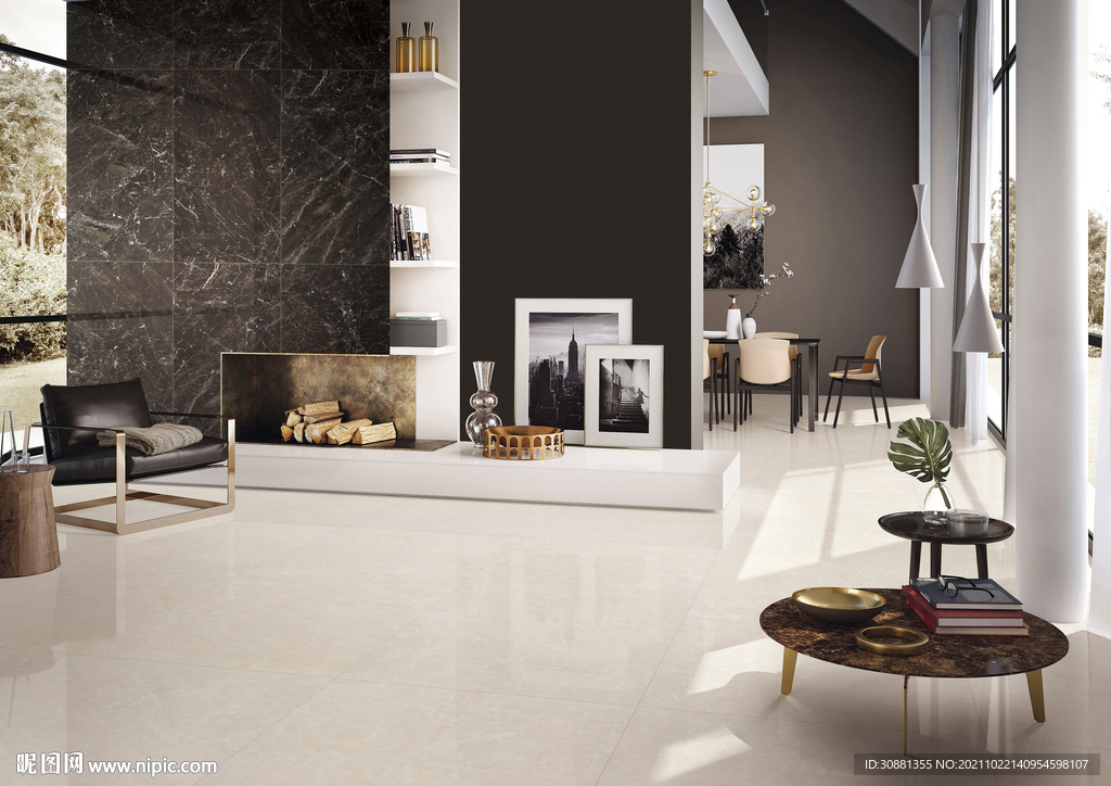 现代风客厅效果图