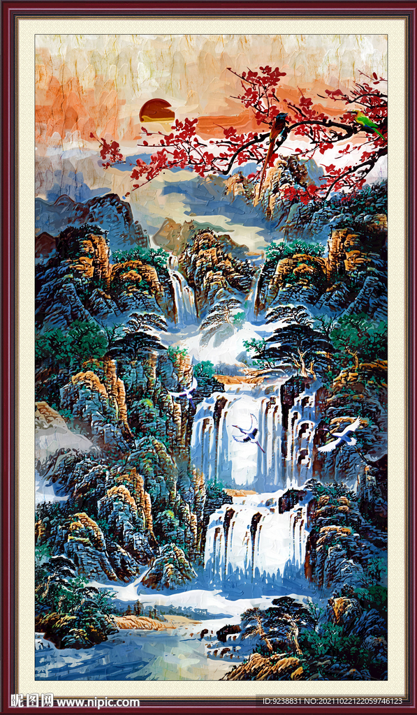 玄关山水画