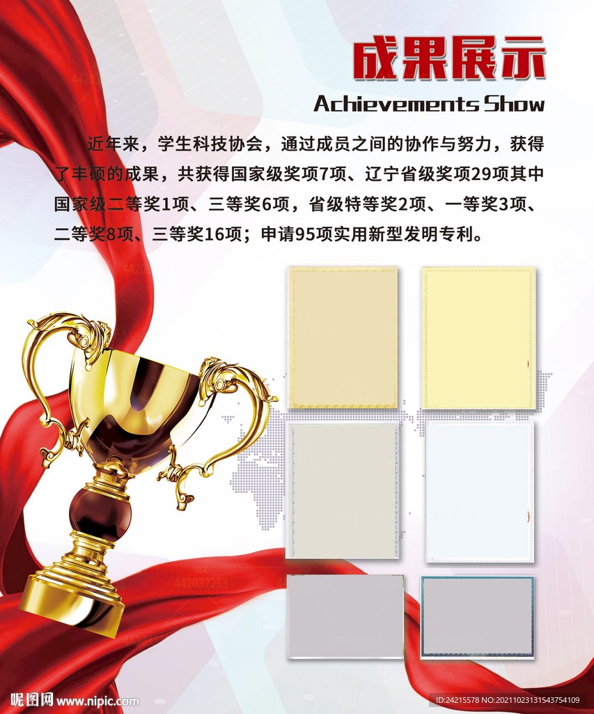 企业荣誉展示 学校喜报素材
